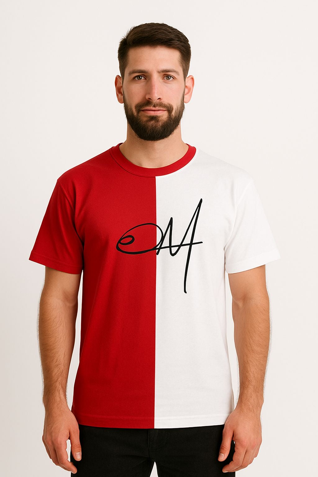 easyMonday RedWhite T-Shirt