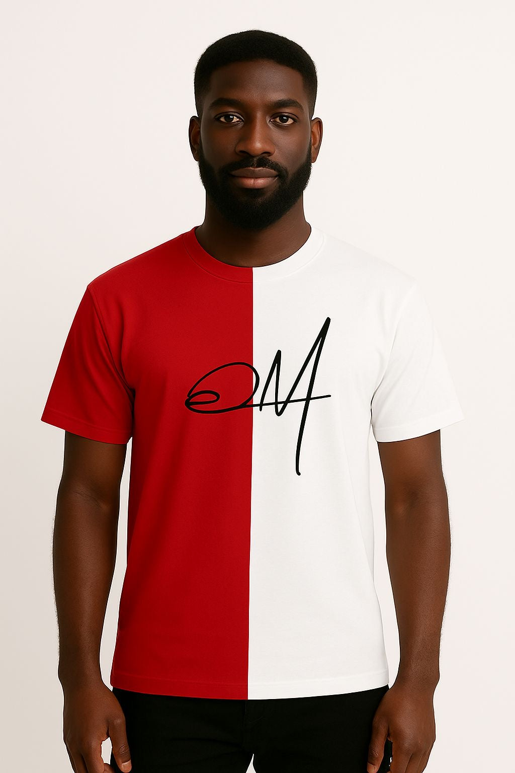 easyMonday RedWhite T-Shirt