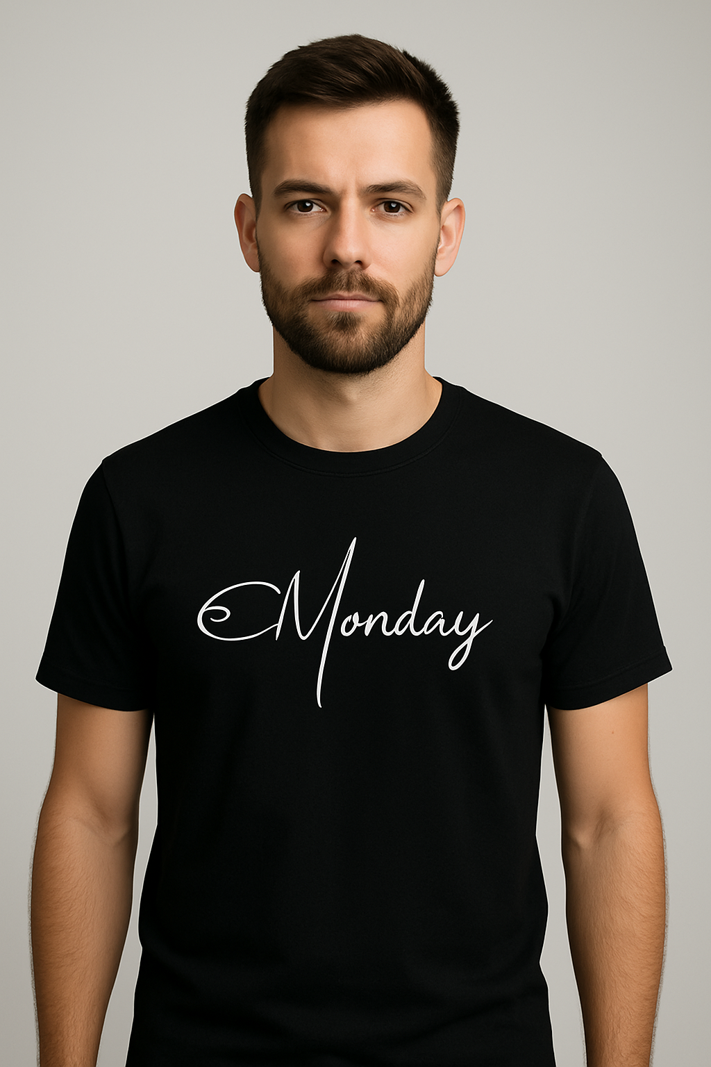 easyMonday BlackWhite T-Shirt